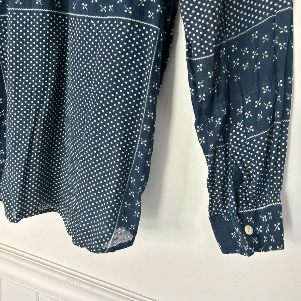 Denim & Supply Ralph Lauren Women Patchwork Button Shirt Size XL Country *L66 - Picture 12 of 13